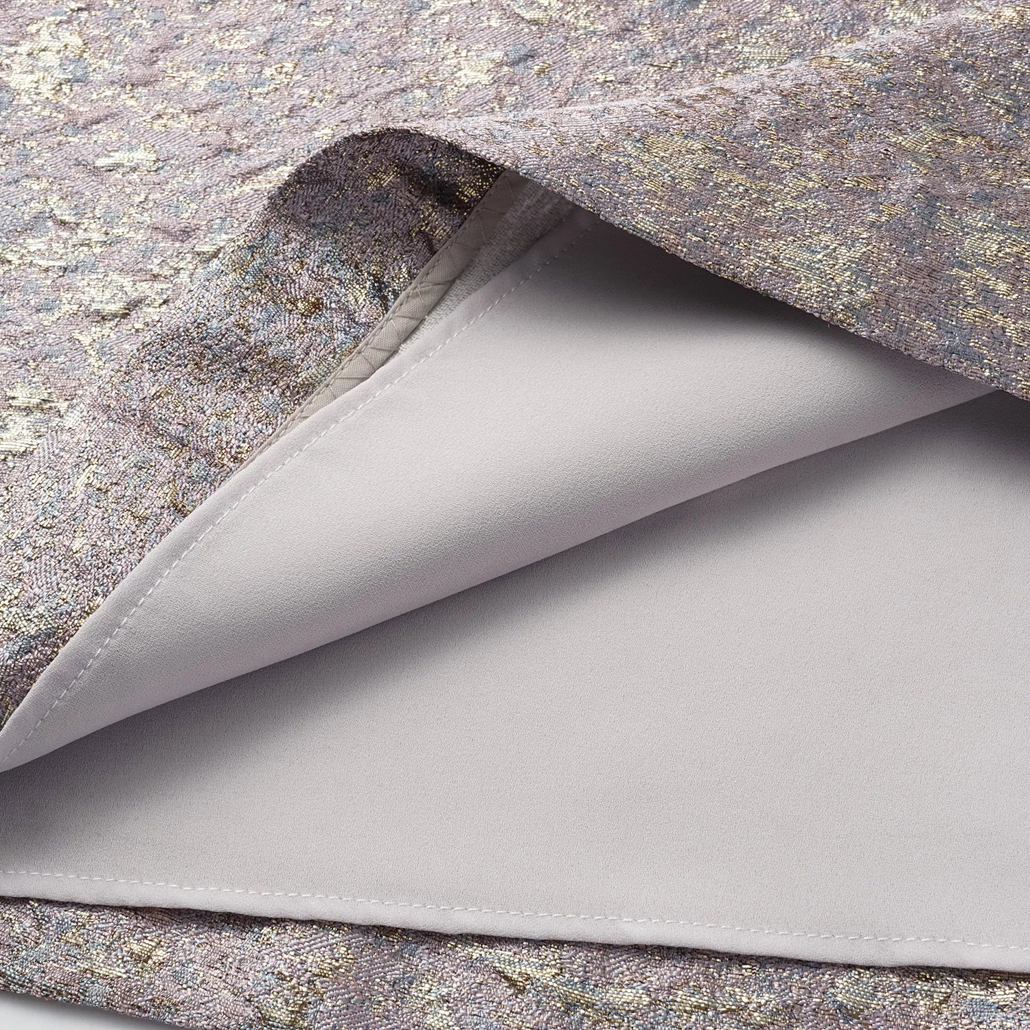 "Imperial Garden Gala" 義大利製提花面料新中式立裁輕國風長洋裝—紫藤繞翠