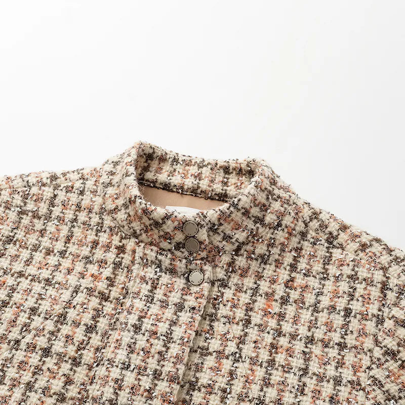 “Weekend at Monaco.” Tweed casual jacket—Brown Check 