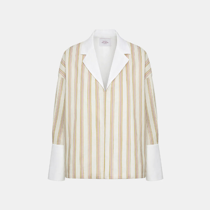 "Westminster Weekdays" 義大利立體刺繡工藝面料Oversized襯衫