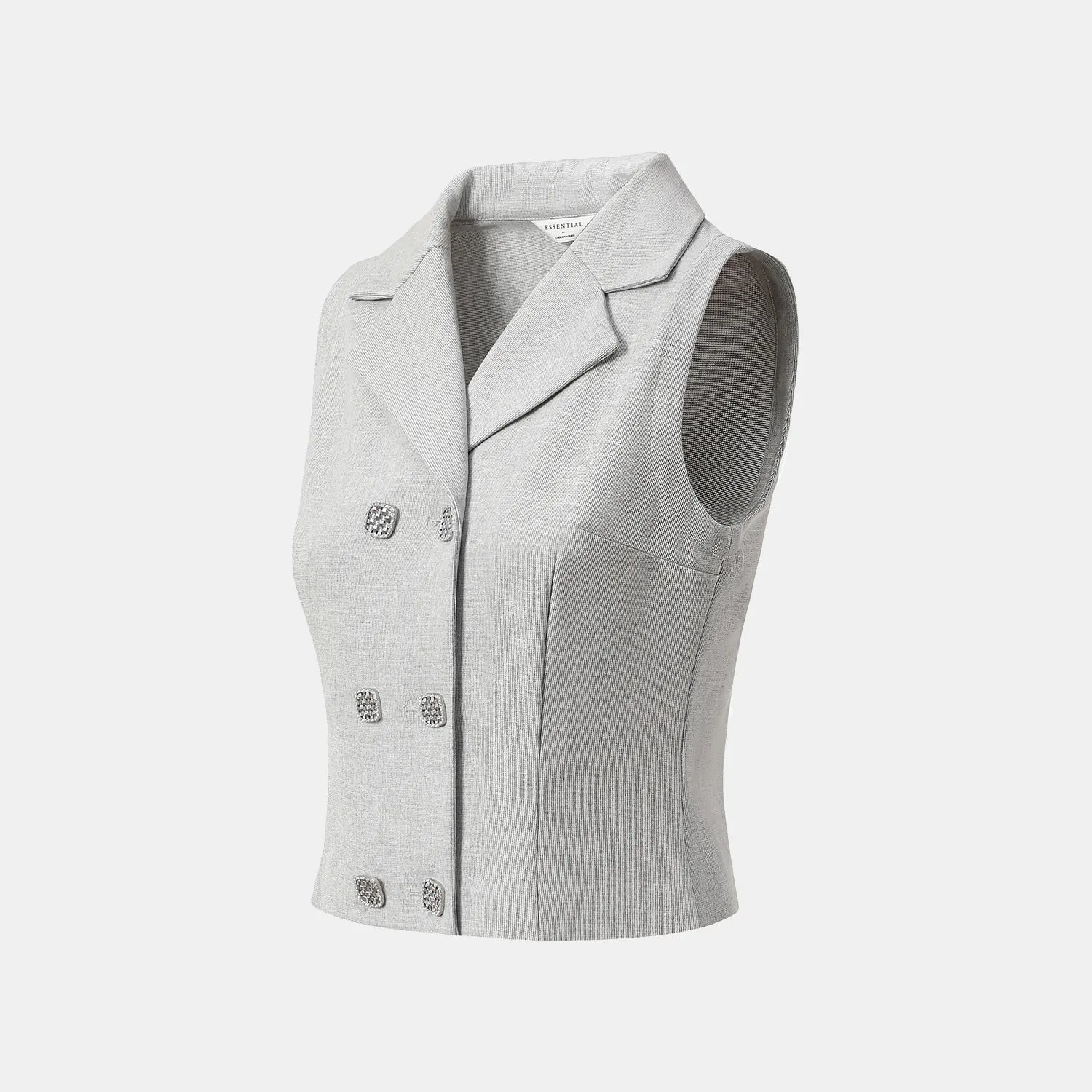 “Essential Golf Collection” 科技面料休閒無袖運動上衣— 灰