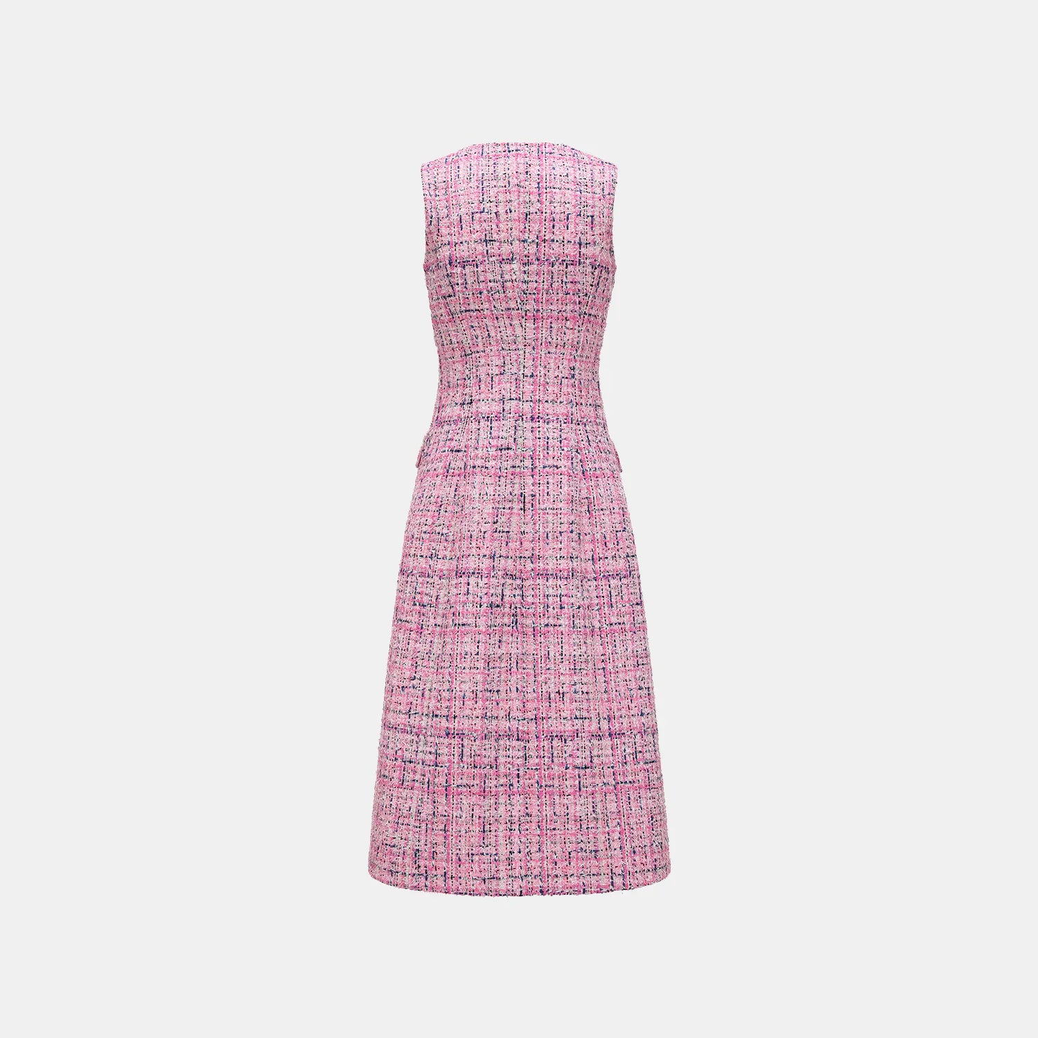 “Brunch at Ritz.” 花呢長款背心洋裝—Berry Sundae