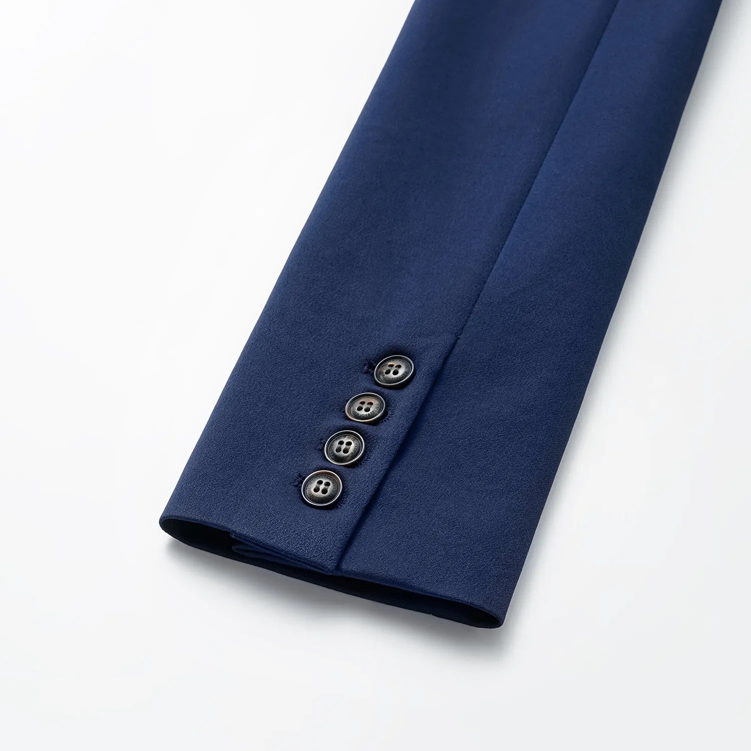 "Speak Sleek."  醋酸雙排扣西裝外套—Indigo