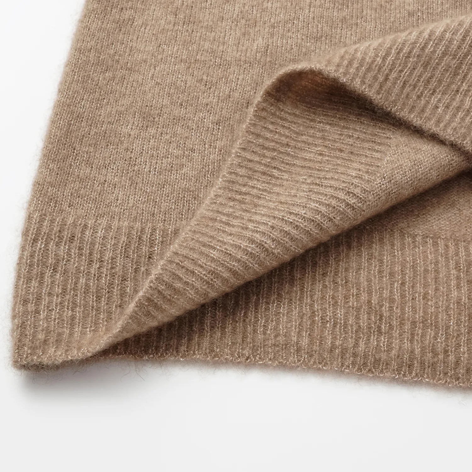 Autumn Diary Silk Cashmere 3/4 Sleeve Top—Earl Grey 