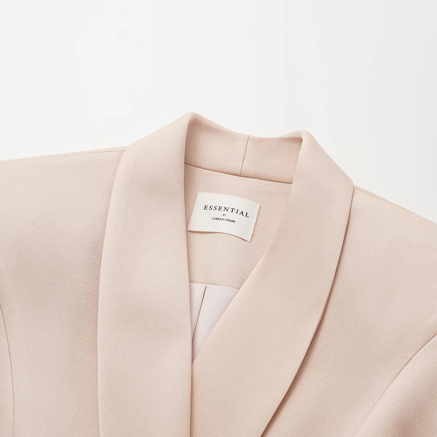 "Speak Sleek."  醋酸雙排扣西裝外套—Pink