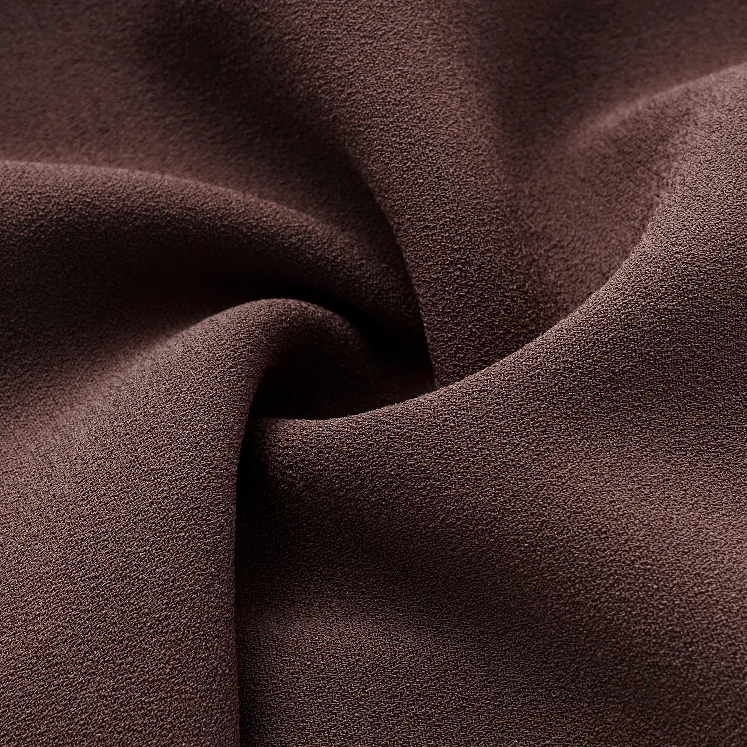 ”The Atelier.” 抗皺肌理醋酸高級訂製軟馬甲工藝高腰九分褲—麂皮棕