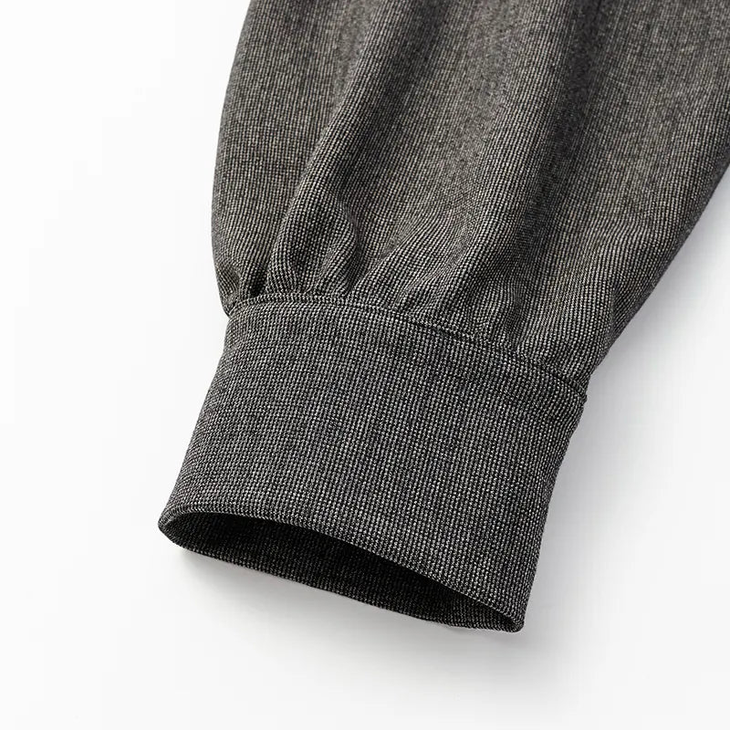 Essential Golf Collection Technical Fabric Relaxed 3/4 Sleeve Top — Black 