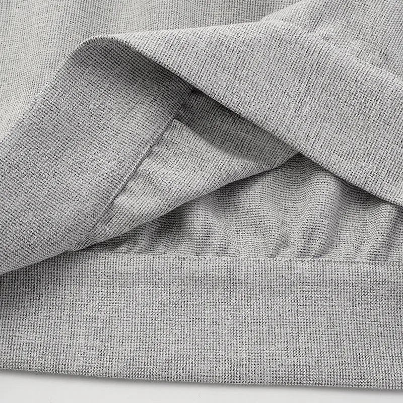 “Essential Golf Collection” 科技面料休閒七分袖上衣— 灰