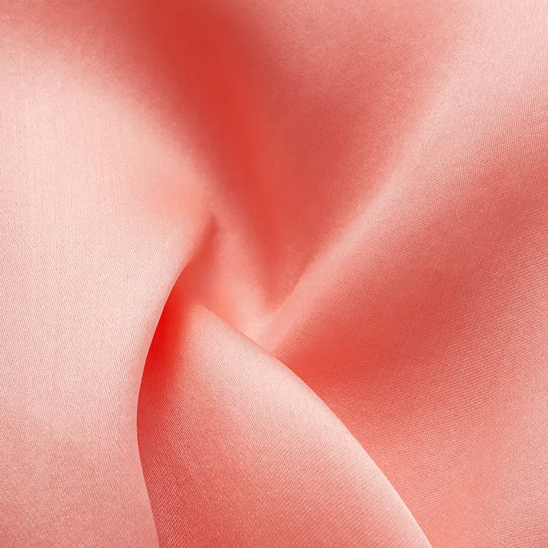 "慵倚春意" 真絲歐根緞立體剪裁國風罩衫— 落日熔金粉