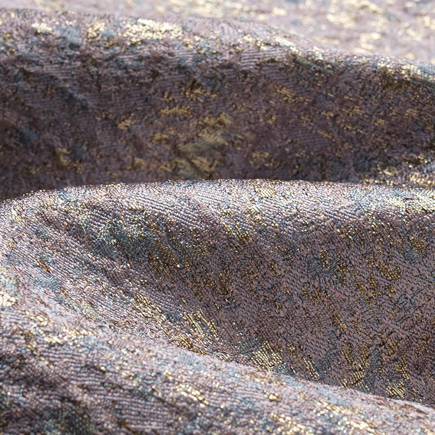 "Imperial Garden Gala" 義大利製提花面料新中式立裁輕國風短洋裝—紫藤繞翠