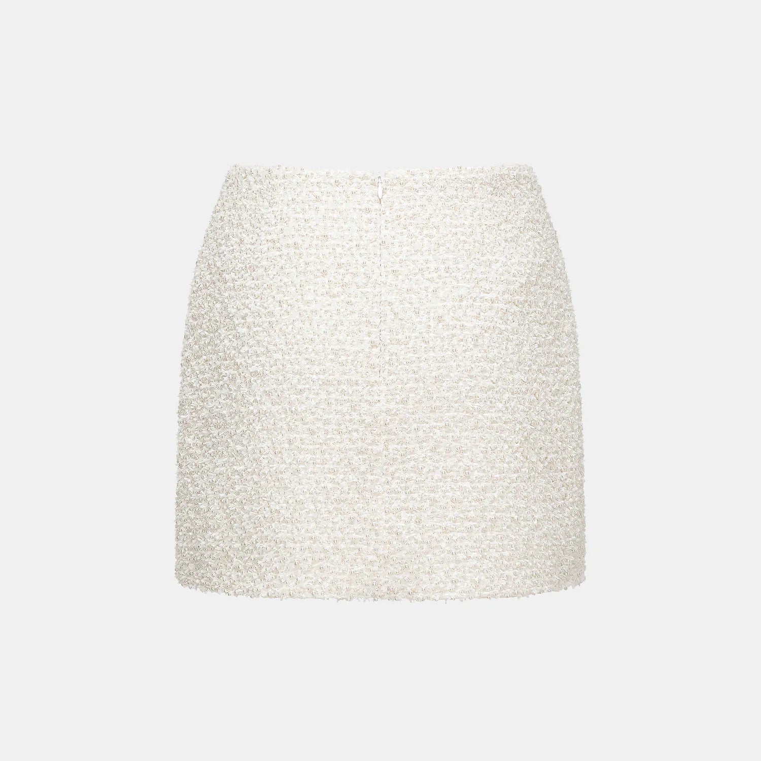 “Great Gatsby” Ruffo Coli 高級訂製手工珍珠面料褲裙—白色