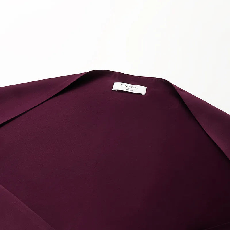 "Summer Diary" acetate shawl - grape purple 