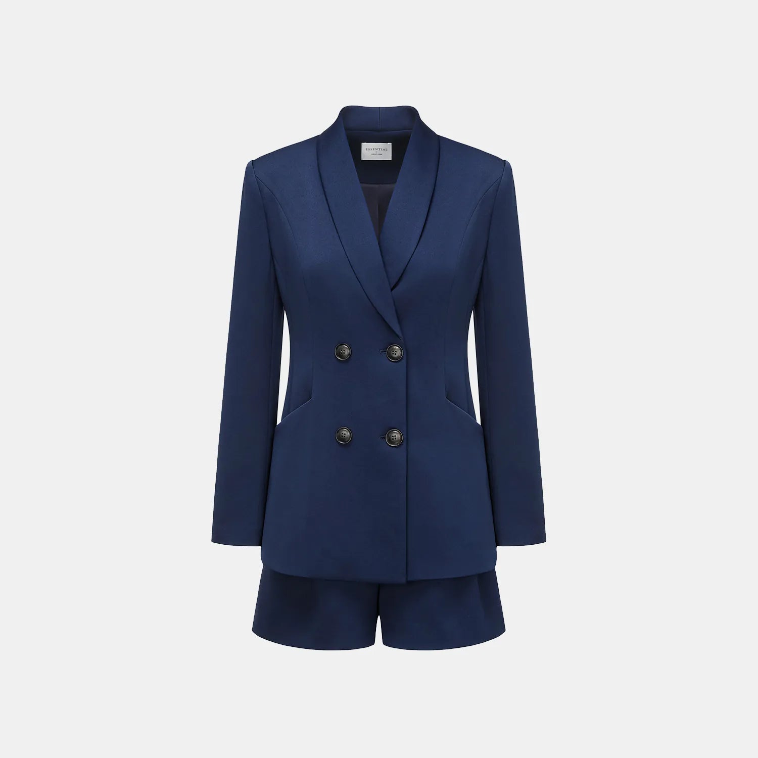 "Speak Sleek." 醋酸短褲—Indigo