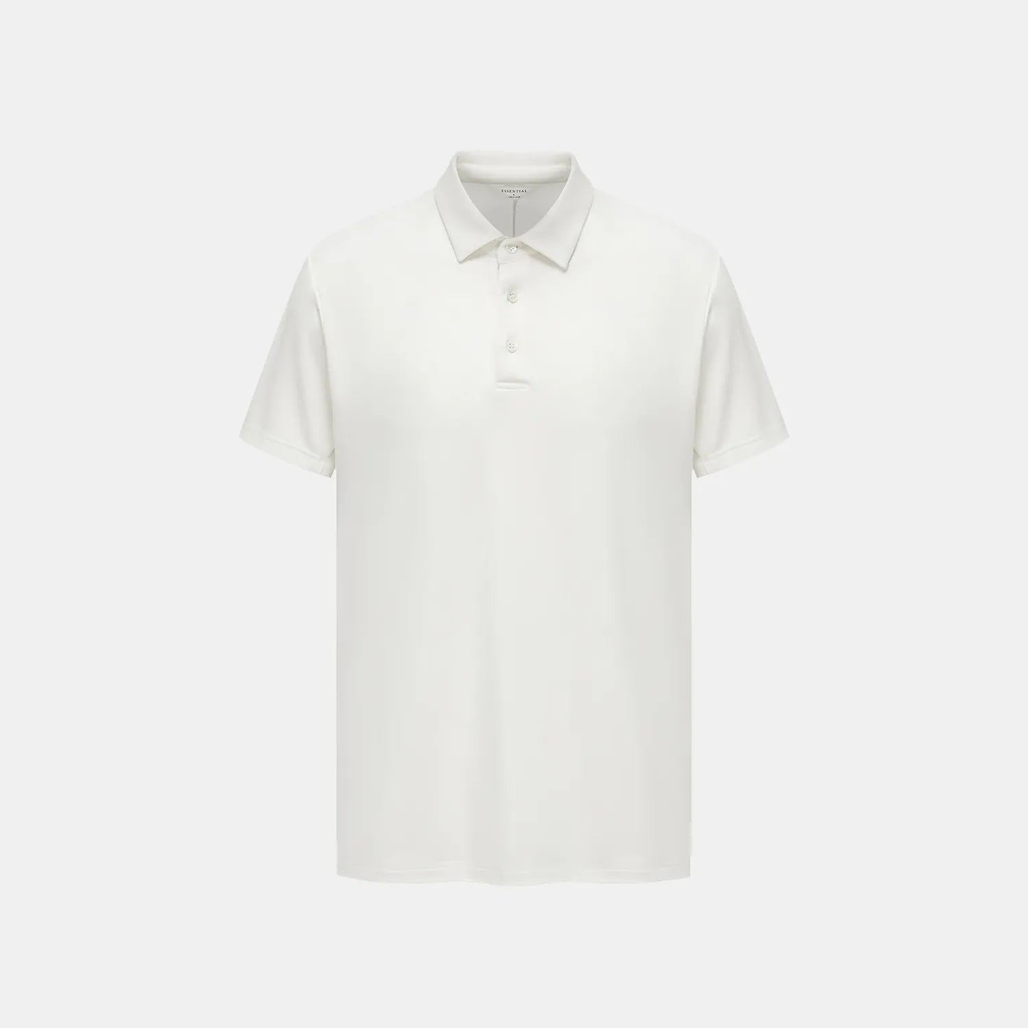 【男士系列】 “精緻日常” 超柔莫代爾POLO衫— 白