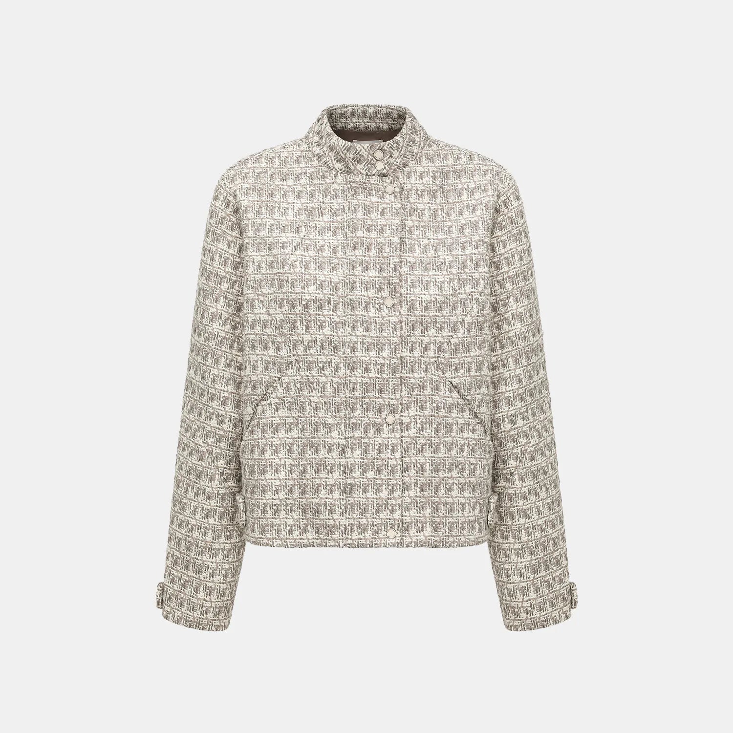 “Weekend at Monaco.” Tweed casual jacket—Grey Check 