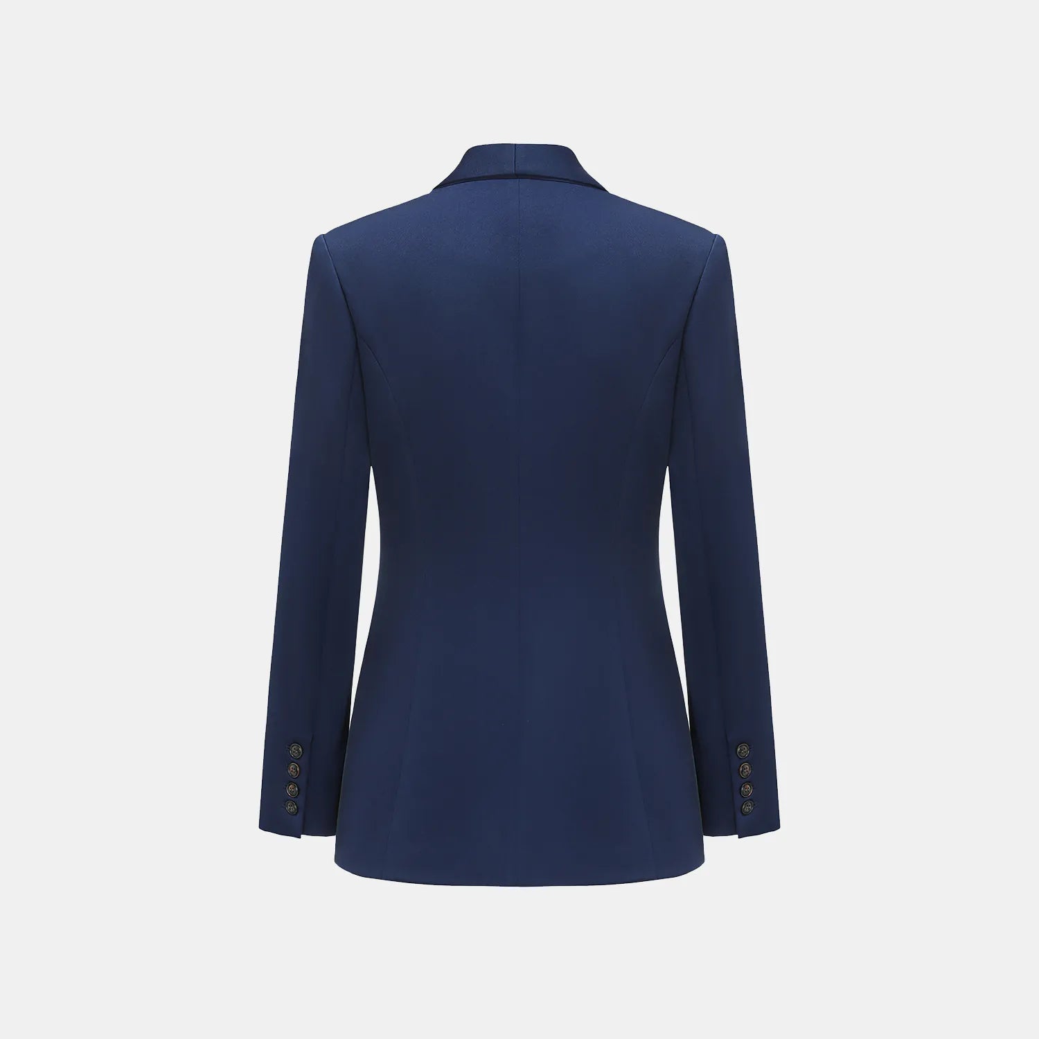 "Speak Sleek."  醋酸雙排扣西裝外套—Indigo