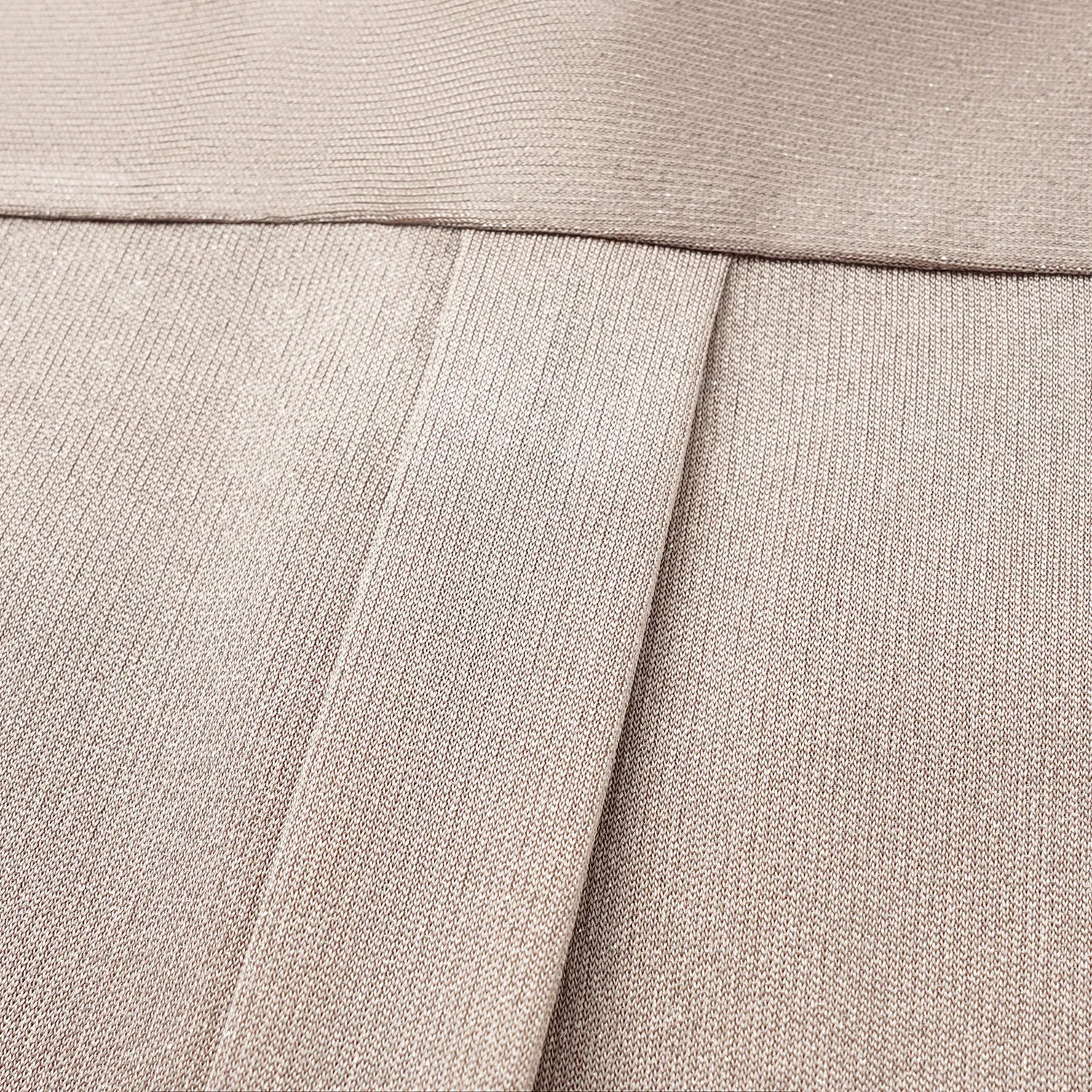 “Easy Go Chic” 醋酸針織面料Oversized 襯衫 — 咖啡