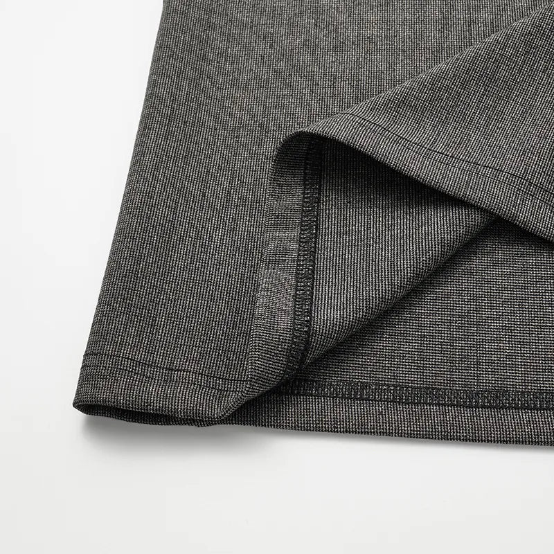 [Men’s Series] “Essential Golf Collection” Technical Fabric Polo Shirt – Black 