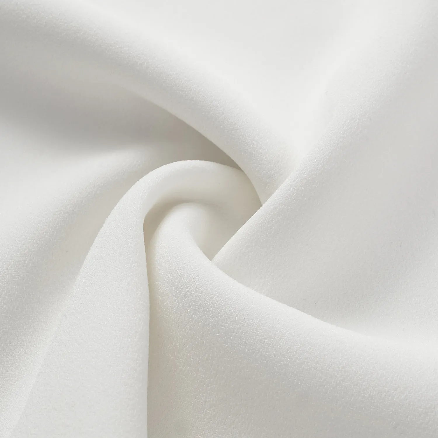 "Speak Sleek." Anti-wrinkle Acetate Special Cut Wide Leg Trousers - White 