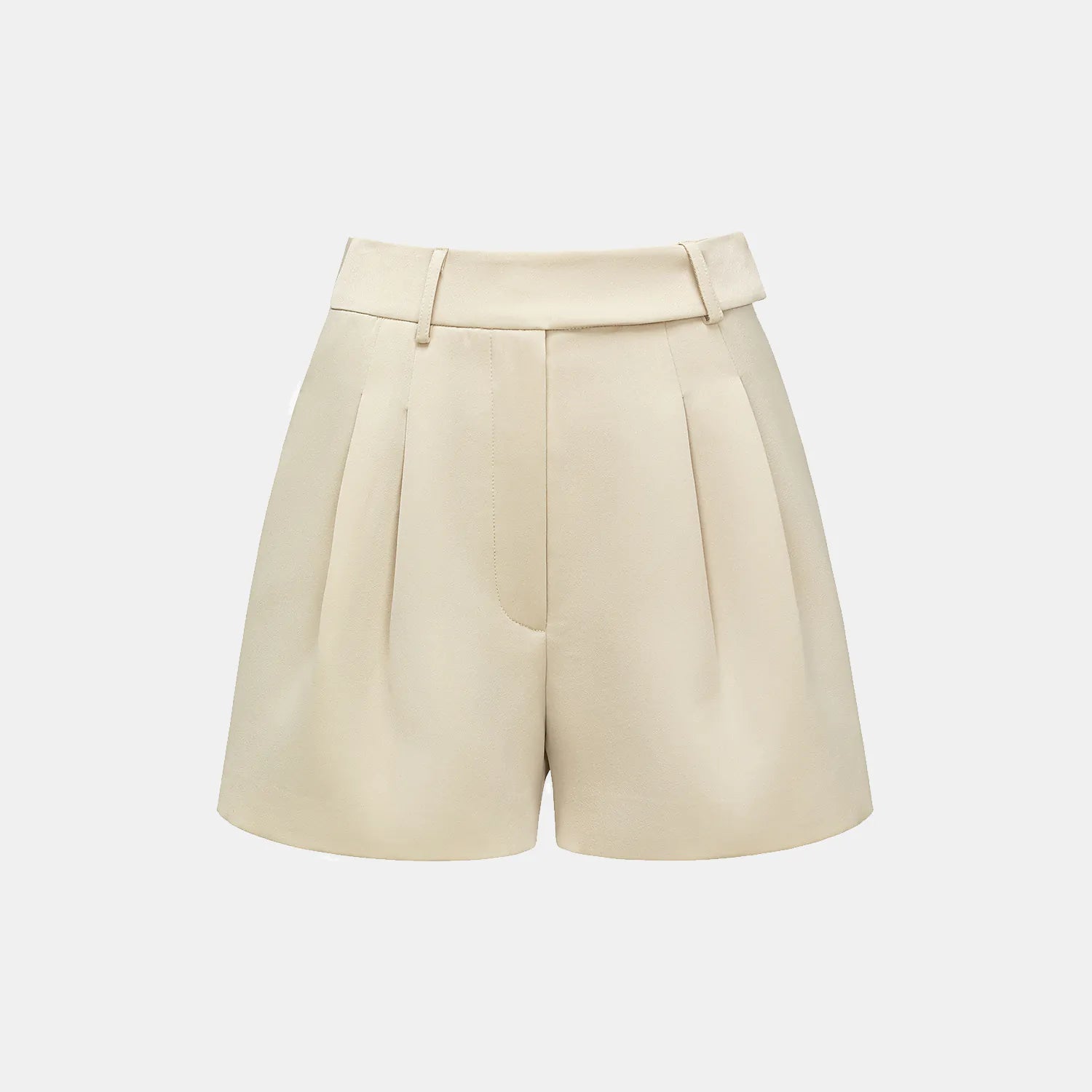 "Speak Sleek." 醋酸短褲—Champagne