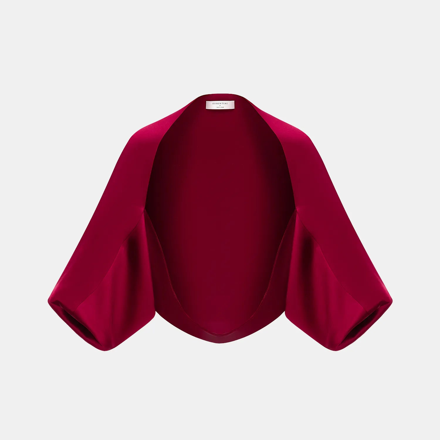 "Summer Diary" acetate shawl — rose red 