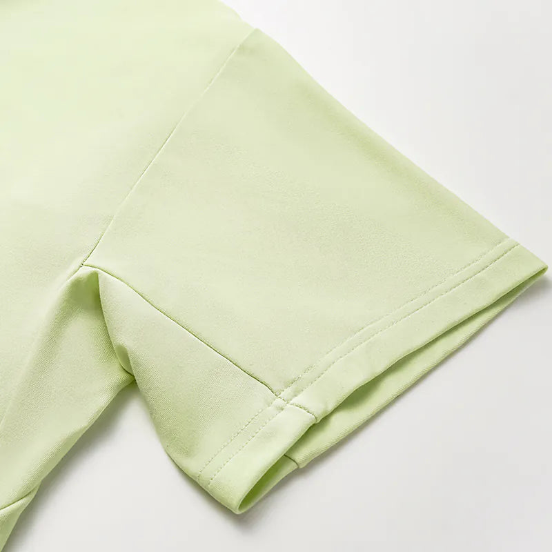 【男士系列】 “精緻日常” 超柔莫代爾POLO衫—淺綠