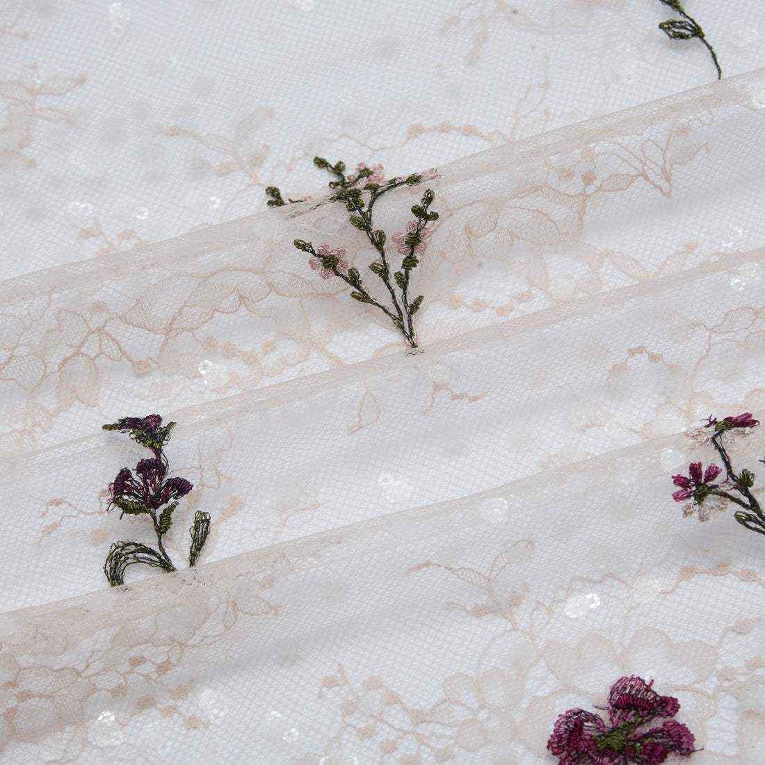 “Quiet Mastery”法國細繡織邊蕾絲上衣—Floré Veil 花序微隱