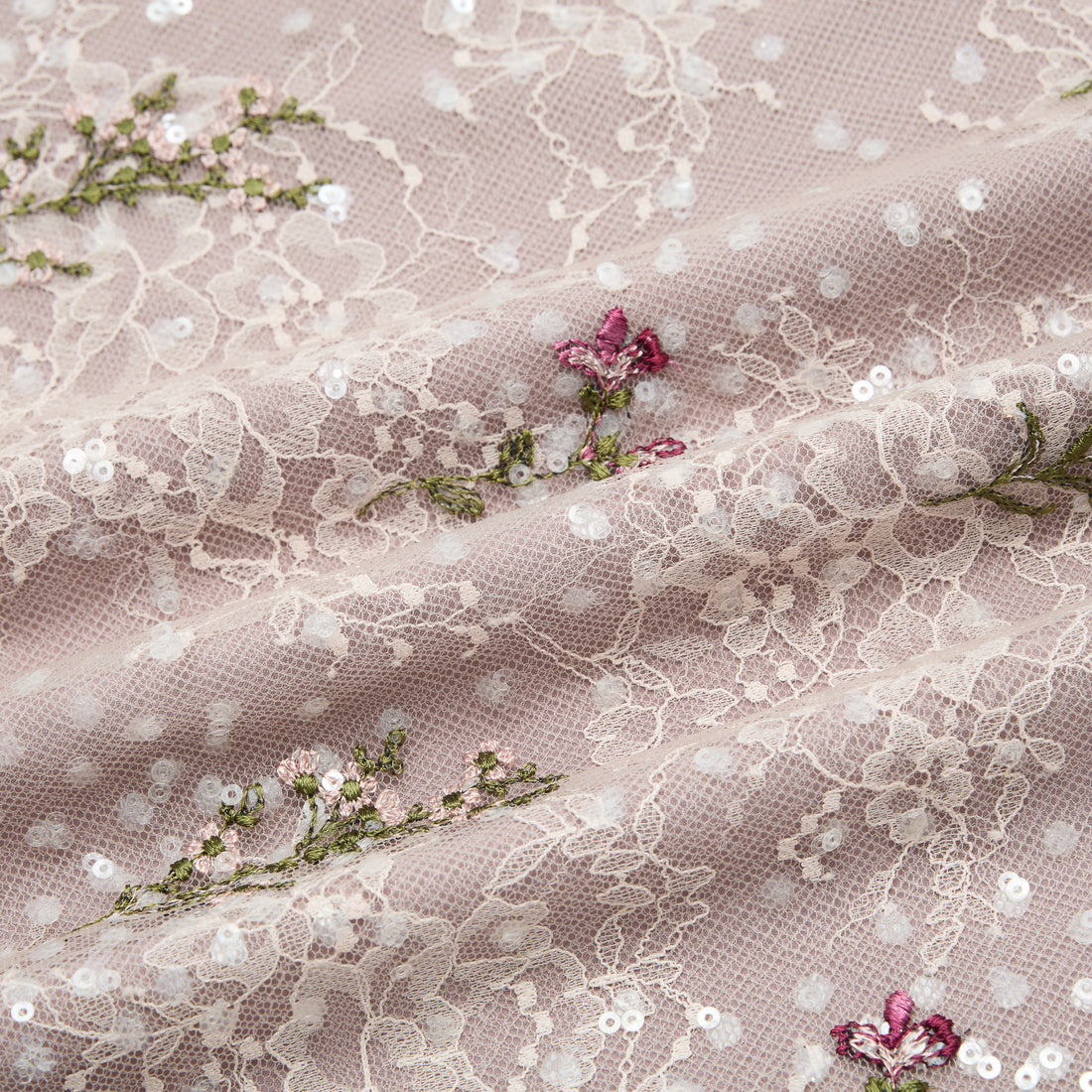 “Quiet Mastery”法國細繡織邊蕾絲細肩背心—Floré Veil 花序微隱