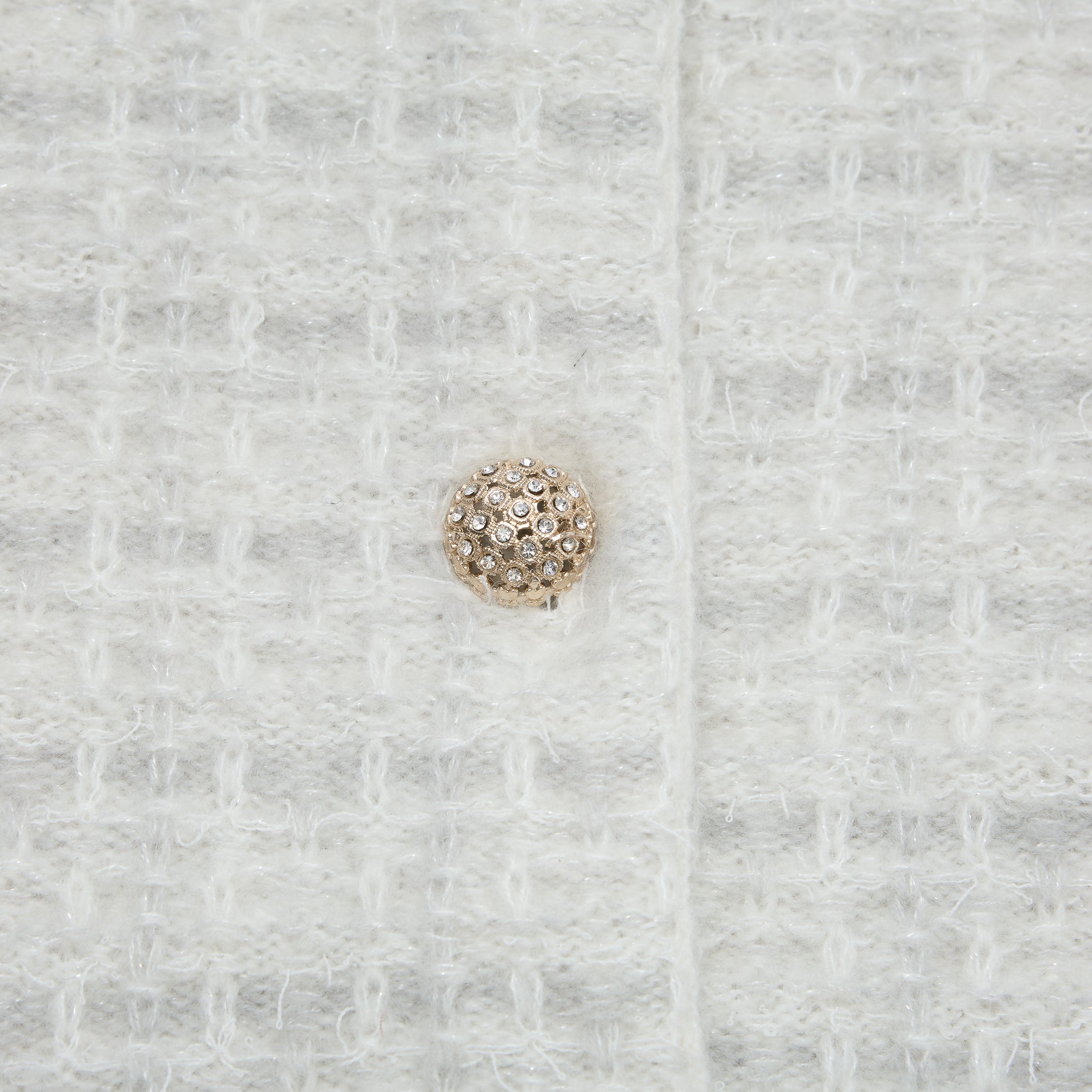 “Weekend at Monaco” Cashmere格織肌理流蘇針織外套—Blanc Rivage 白岸流光