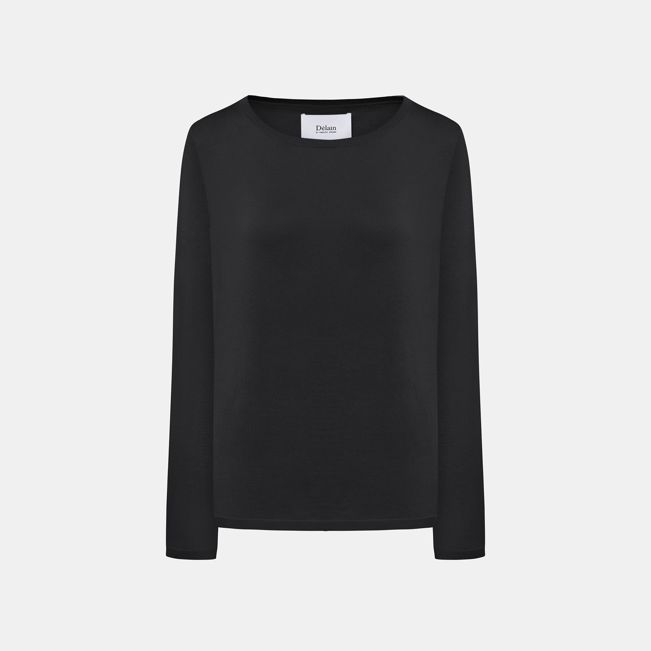 “Spring Diary”100% 桑蠶絲柔語針織上衣—Misty Night 夜語微霧