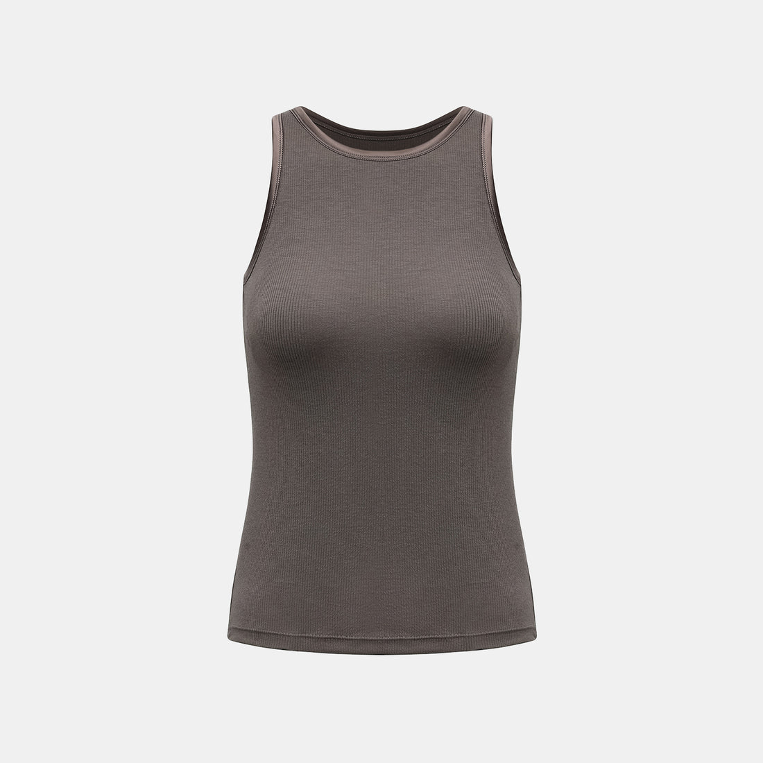 “By Inch." 極緻絲柔裸感緞邊修身Bra Top—鬆弛灰