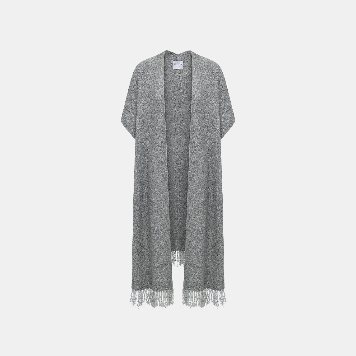 “Autumn Diary” Cashmere雲絨針織流蘇披肩—Mist Nocturne霧城小夜