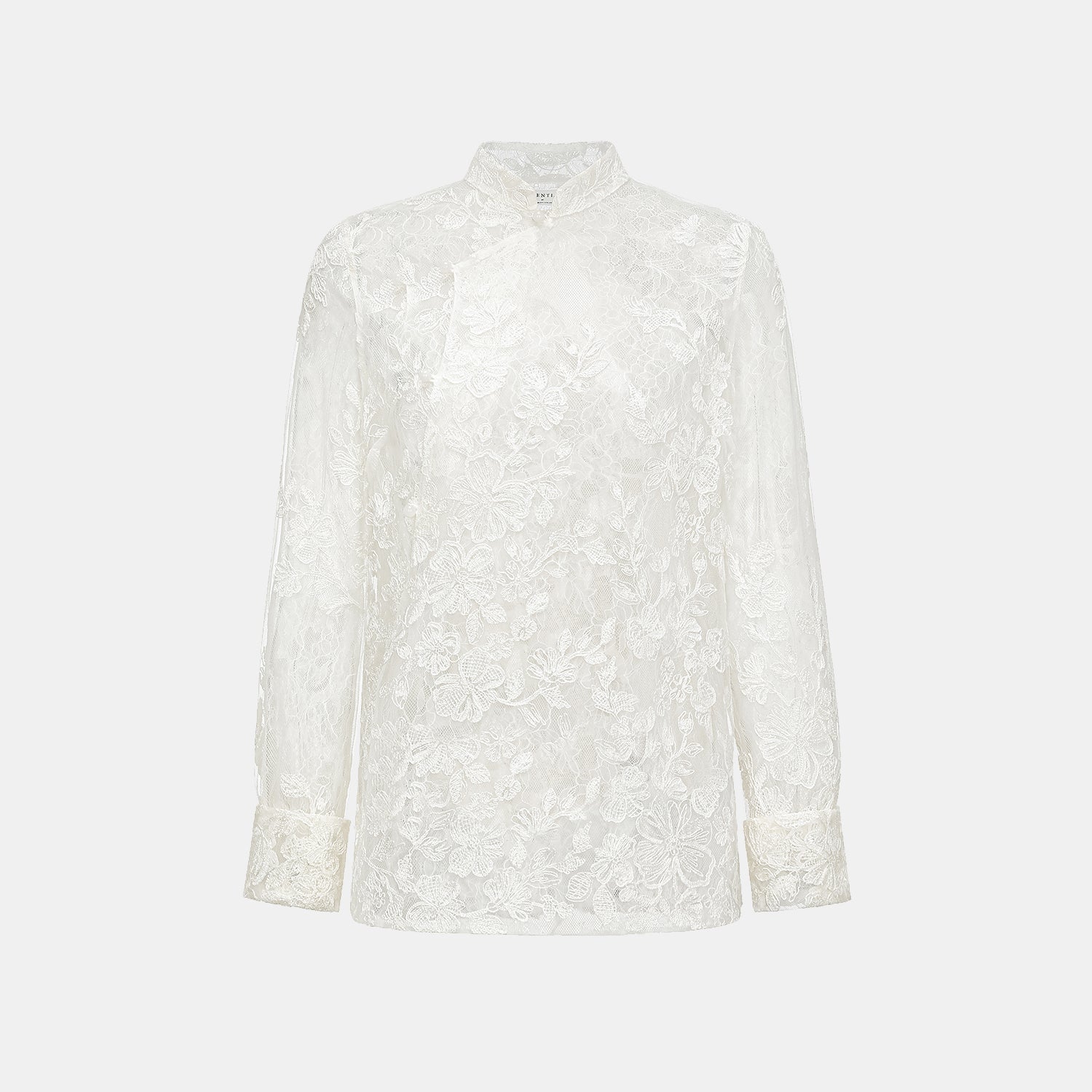 “春裳雅集” 立體刺繡工藝蕾絲國風長袖上衣