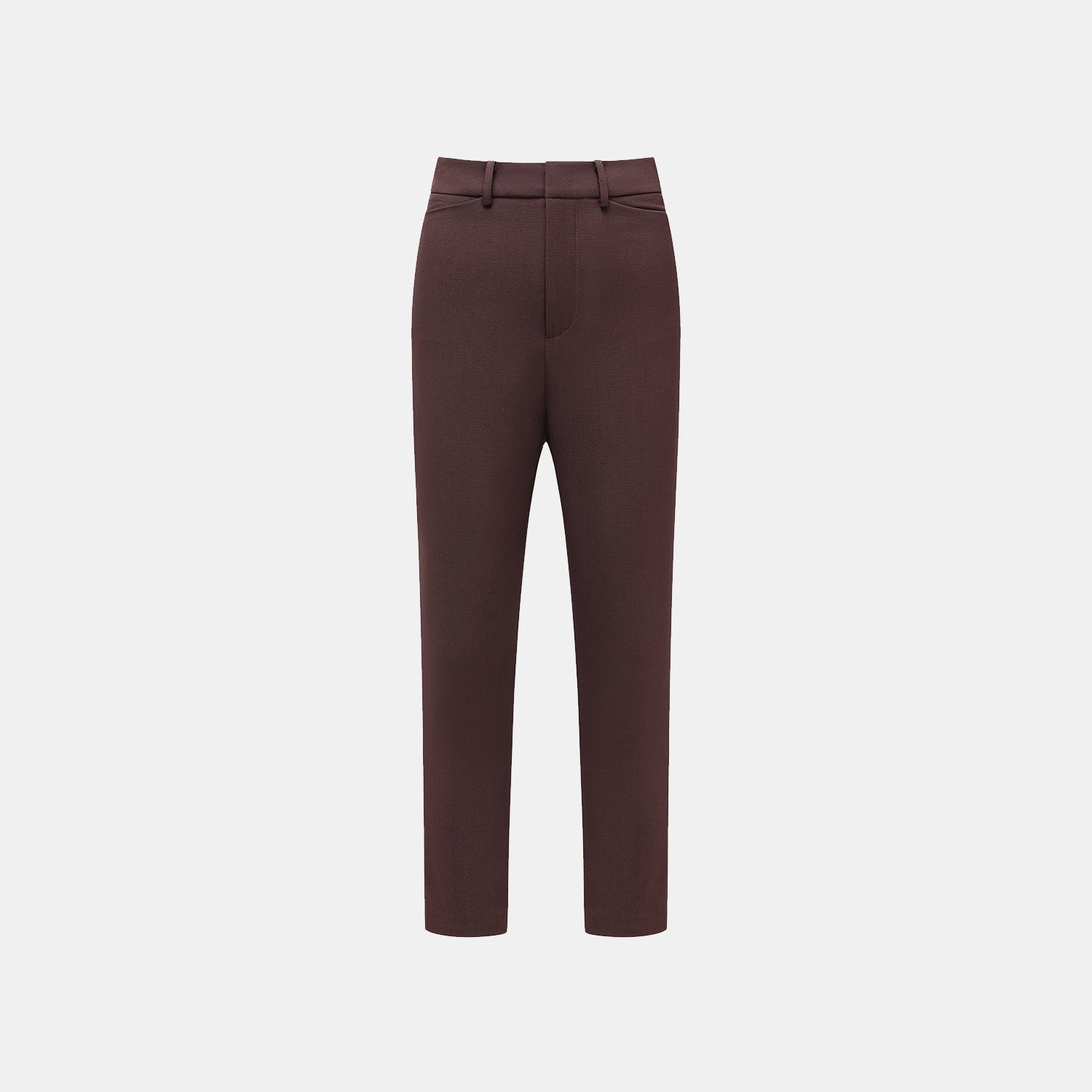 "Westminster Weekdays" Luxe Hemp Acetate Cropped Pants - Margaux 