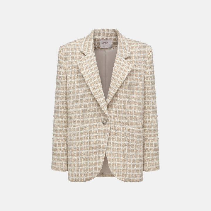 "Westminster Weekdays" 法國縷金工藝花呢Oversized外套—Long Island Reverie長島假期