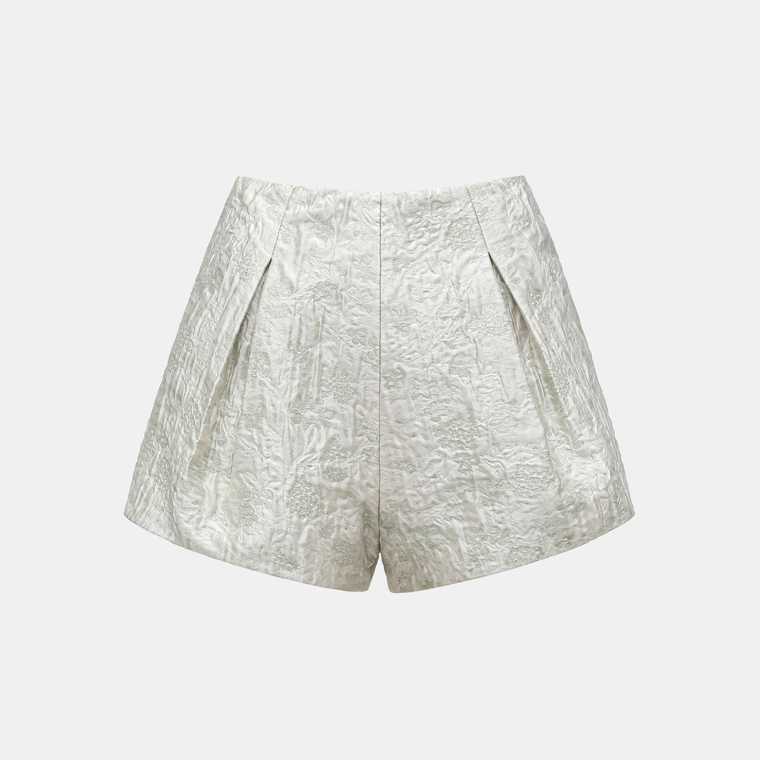 “春意” 冰晶提花輕國風短褲—浮玉春