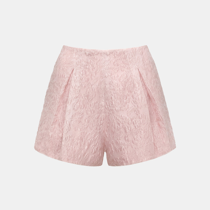 "Weekend at Monaco." 立體提花短褲—Bubble Gum