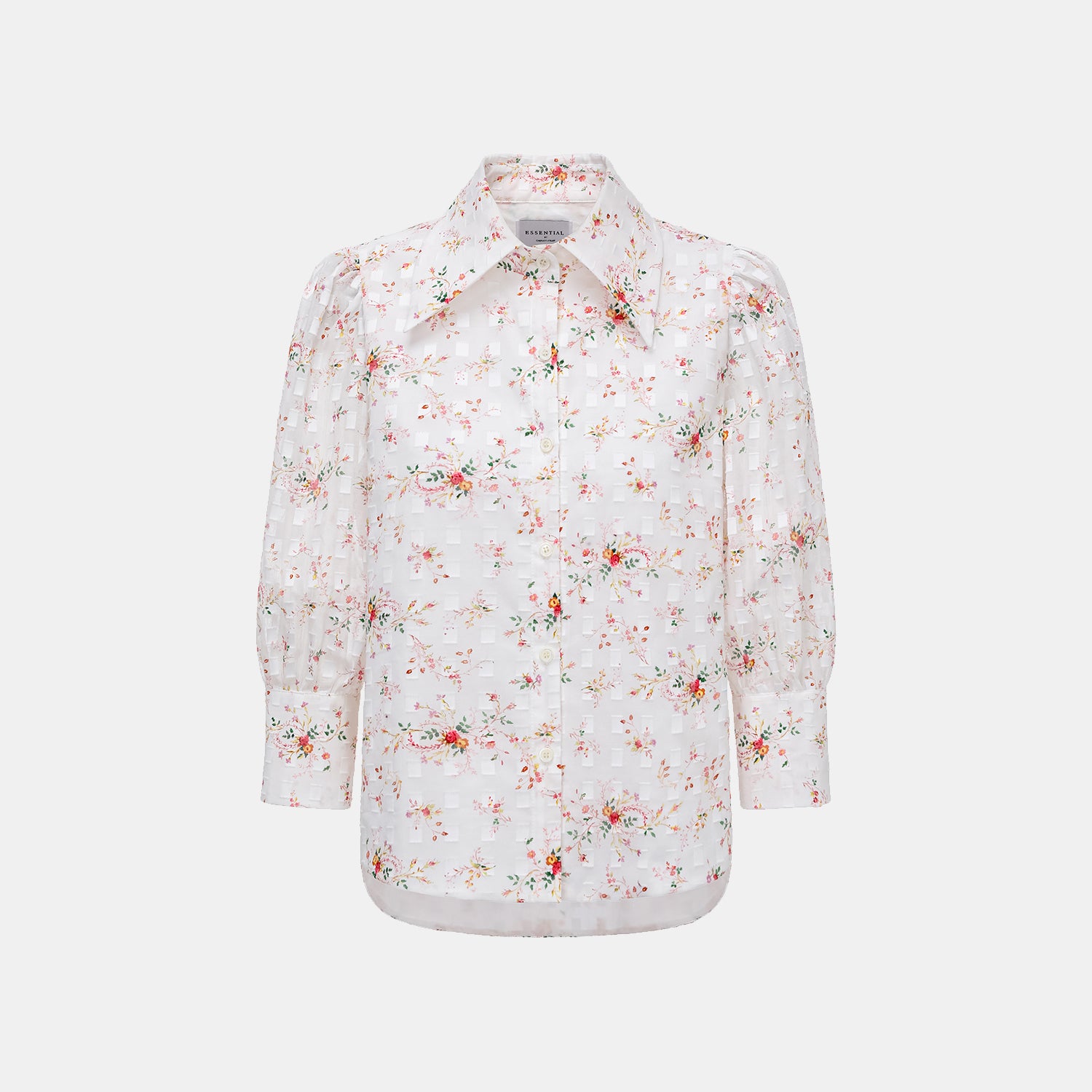 “慵懶俏麗”特殊工藝印花襯衫