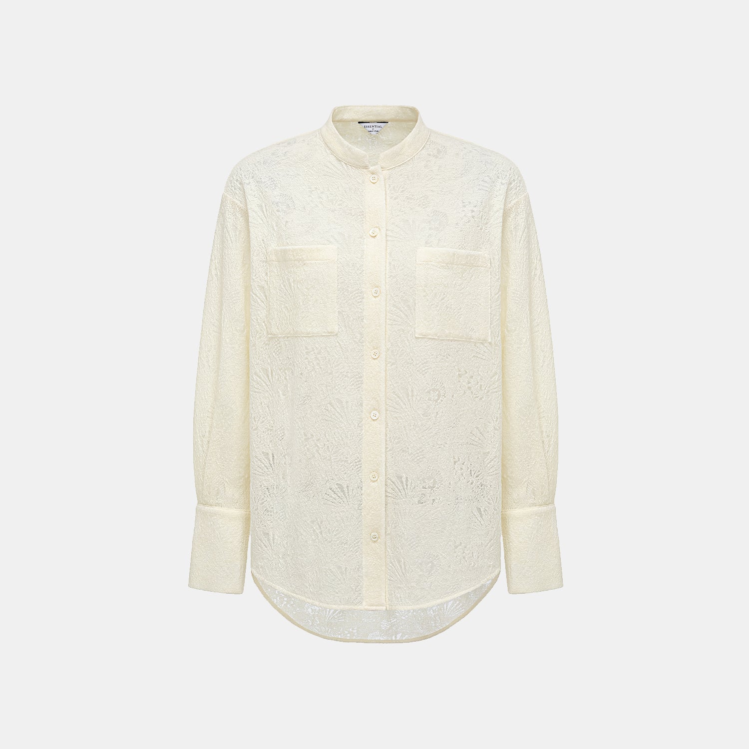 "慵倚春意" 羊毛提花工藝中式針織套裝—秋瓷映雪