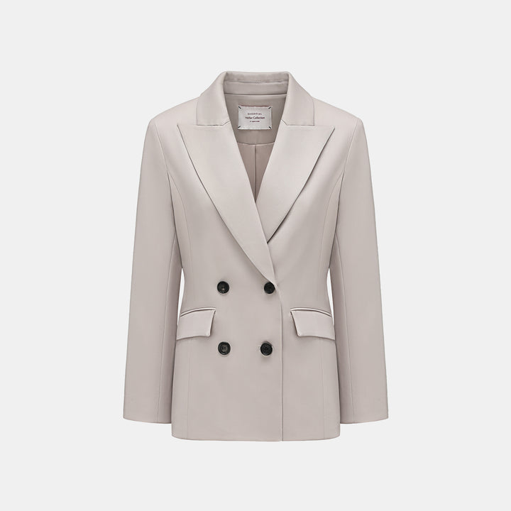 “Westminster Weekdays." 義大利頂級羊毛修身西裝外套—Iris Ash銀霧鳶尾