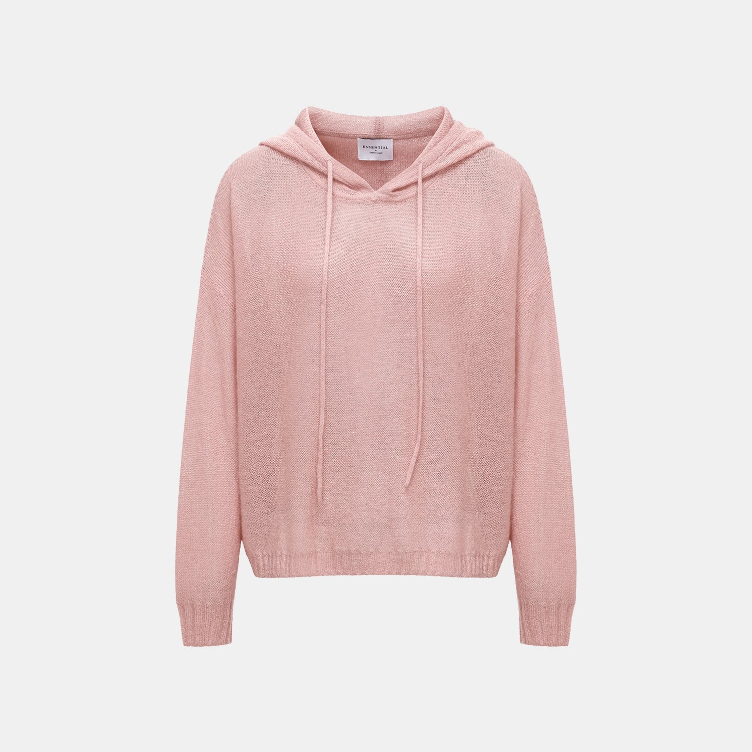 “Spring Diary." 真絲羊駝羊毛針織中領上衣—Strawberry