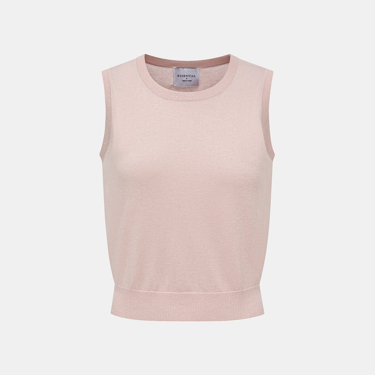 "Summer Diary" 涼感三醋酸喀什米爾針織背心—LOVE