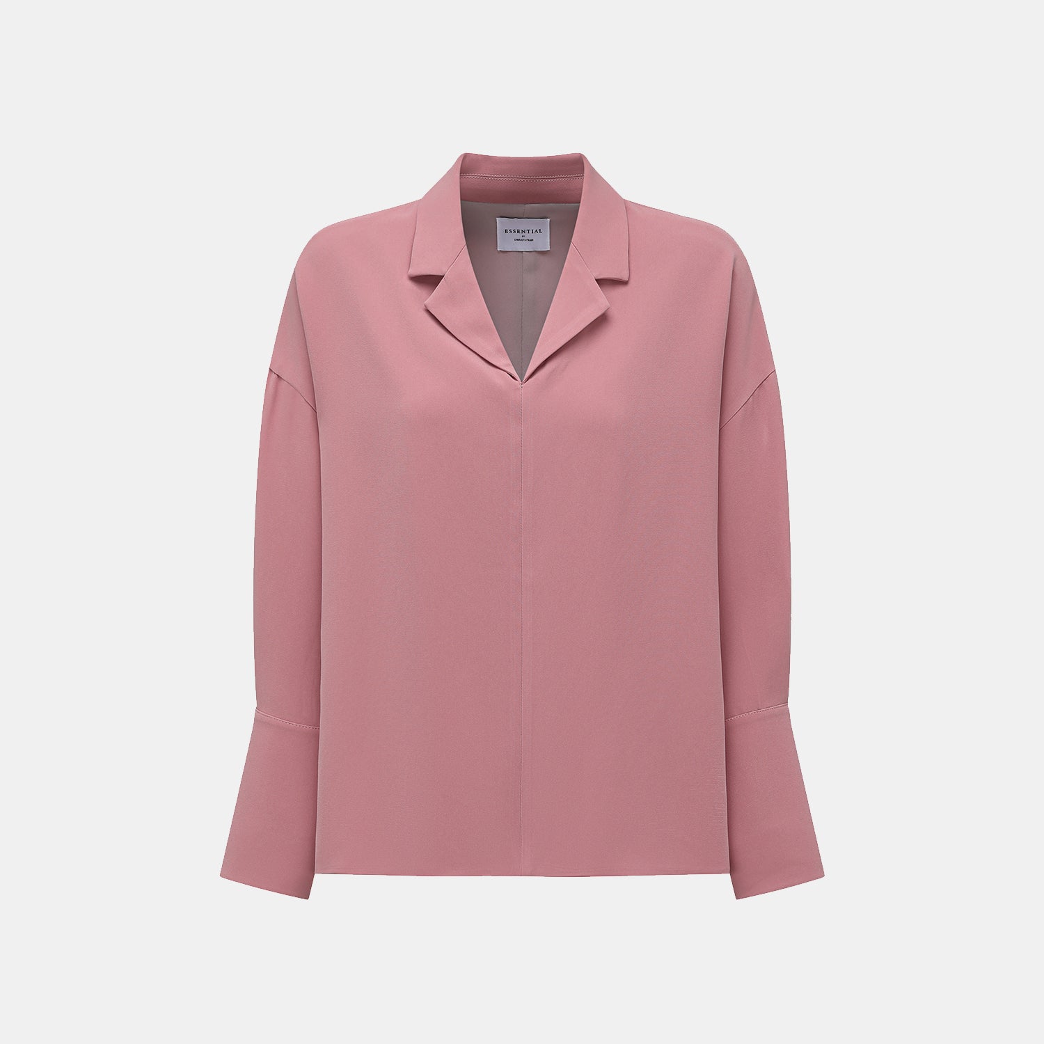 “Easy-go Chic” 肌理醋酸西裝罩衫/短褲套裝—Dusk