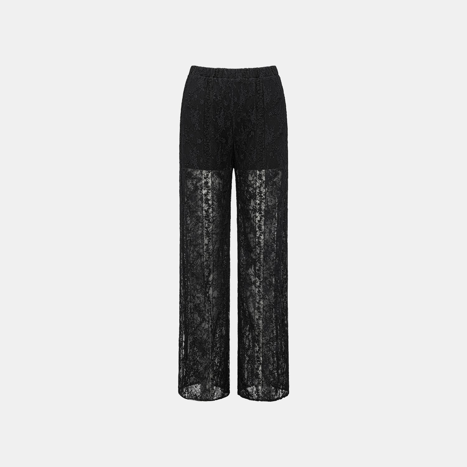 "Quiet Mastery."法國頂級奢華蕾絲長褲—Nocturne 羽黛夜咏