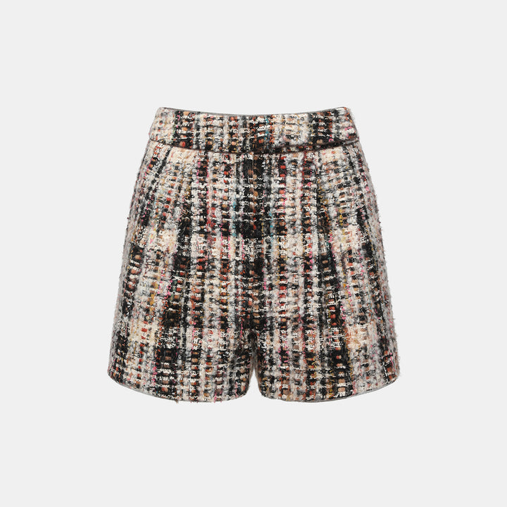 "午後洛杉磯"法國立體絨圈格織羊毛花呢短褲—Manchester Pictorial曼城畫報