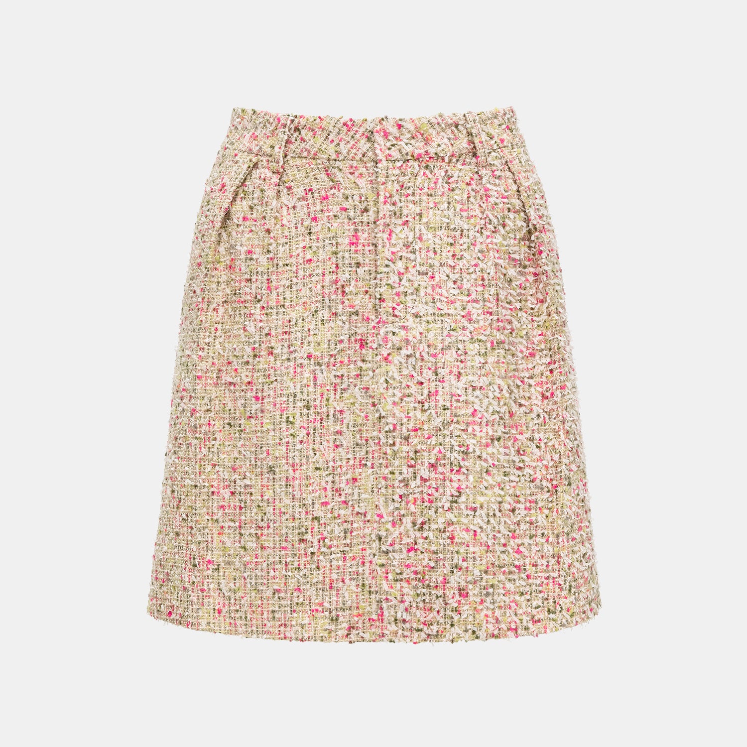 “Chelsea Citywalk.”  花呢A字短裙—莫內花園