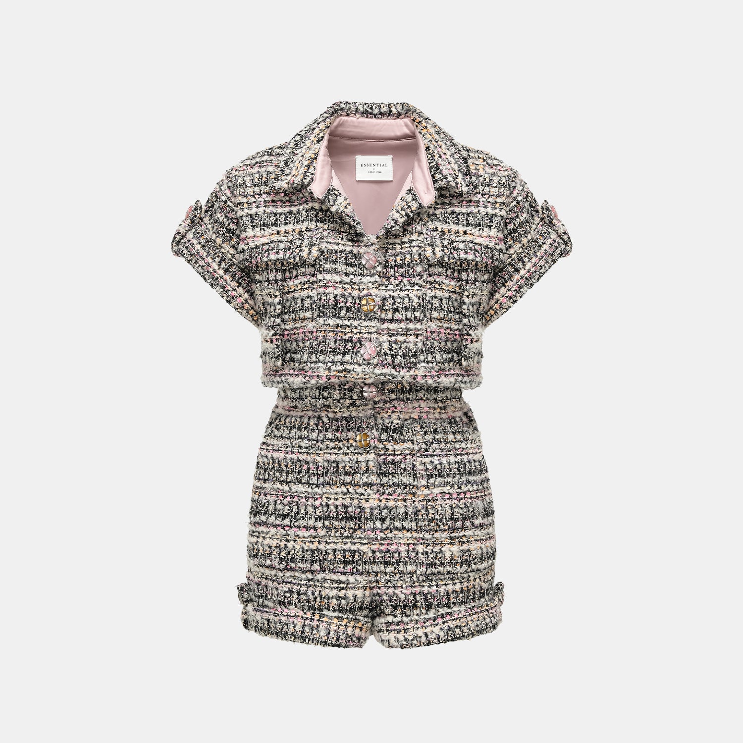 “午後洛杉磯” 花呢連身褲