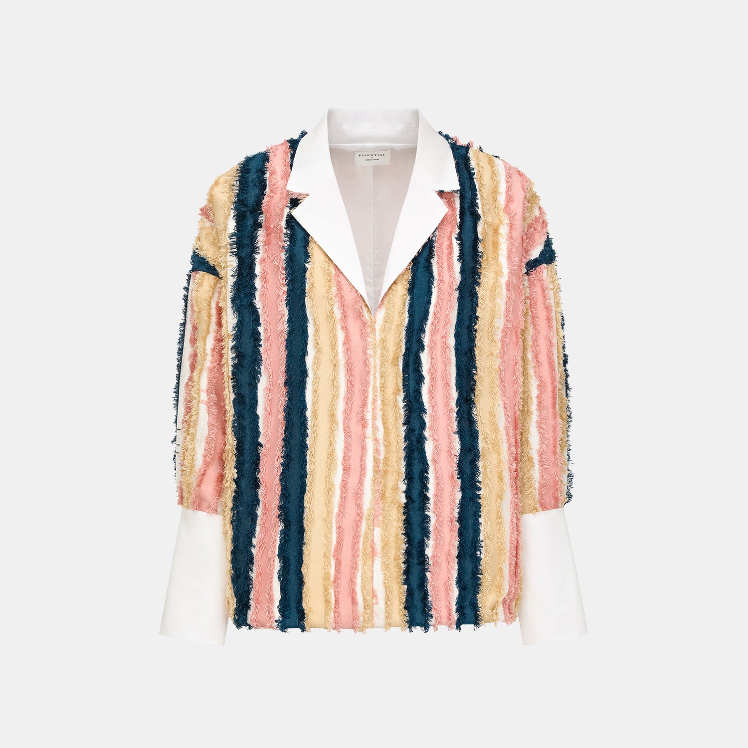 "Westminster Weekdays" 義大利立體拼接工藝面料Oversized襯衫