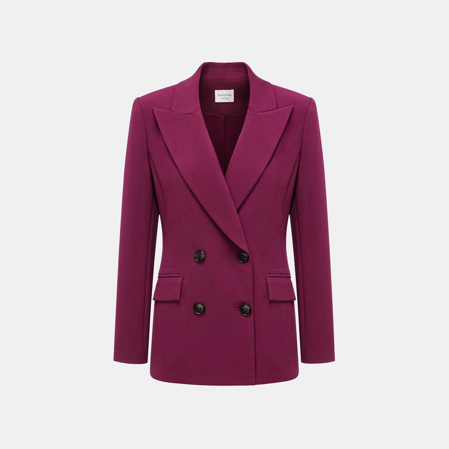 "Westminster Weekdays" Luxe Hemp Acetate Double Breasted Blazer - Saignée 