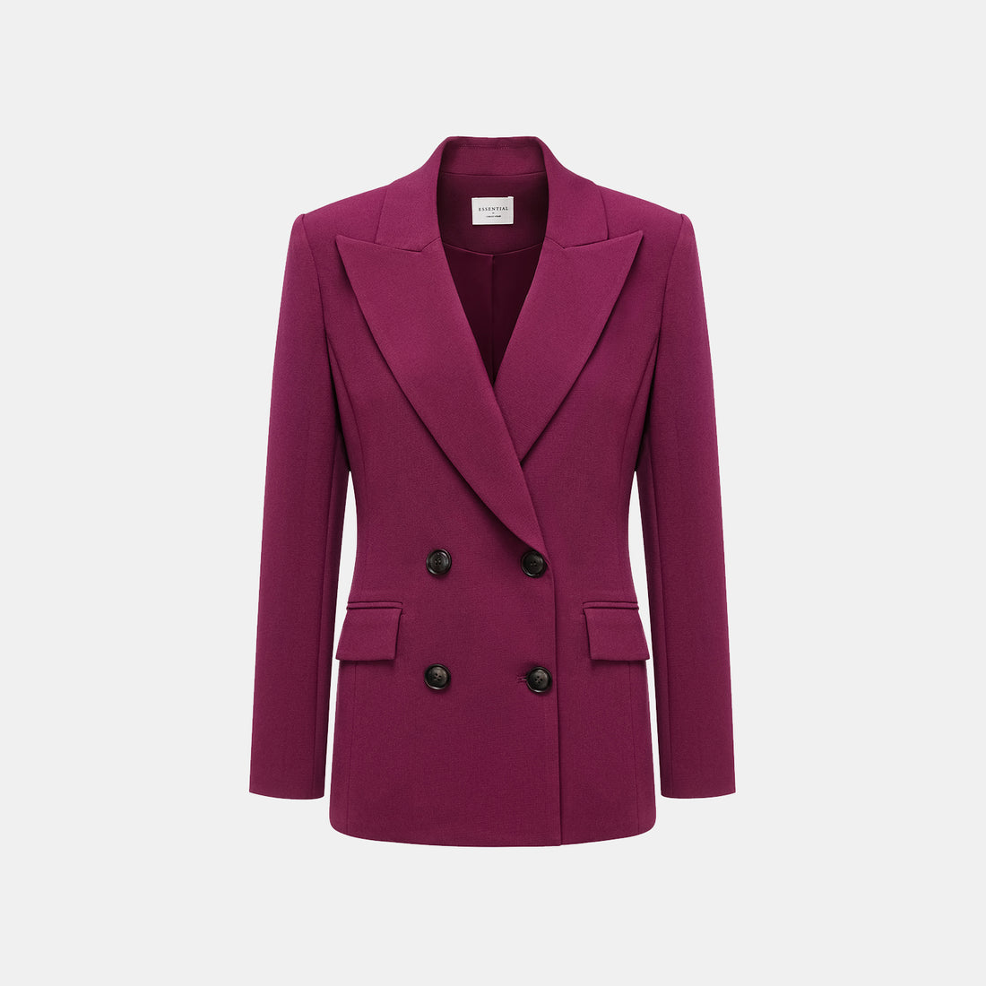 "Westminster Weekdays" Luxe Hemp Acetate Double Breasted Blazer - Saignée 