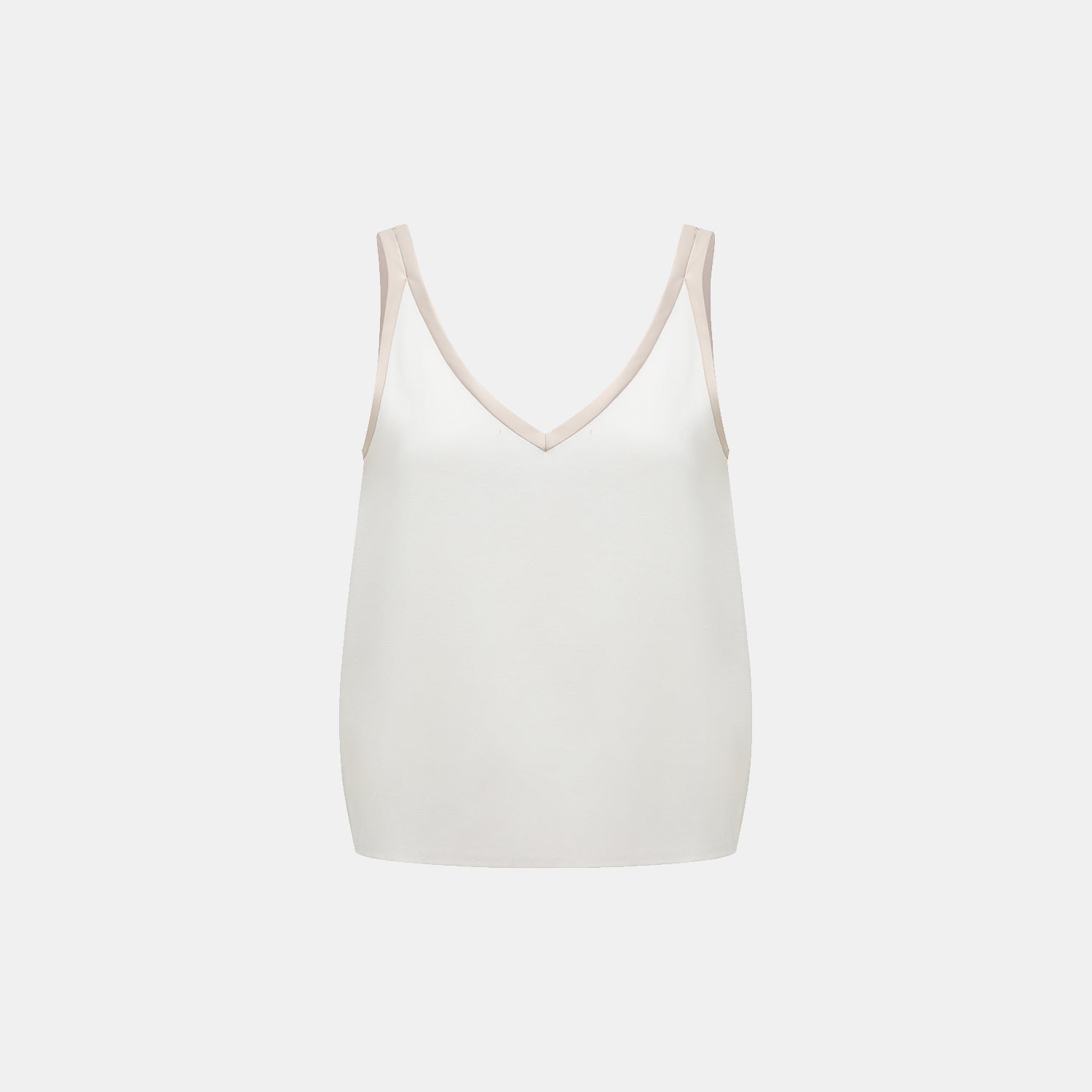 "The Top" 英國頂級雙面縐紗背心—Ivory
